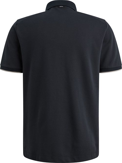 Vanguard Piqué Polo Shirt Sky Captain Product / Achterkant