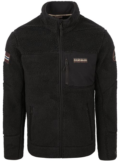 Napapijri Cardigan Yupik Fleece Black