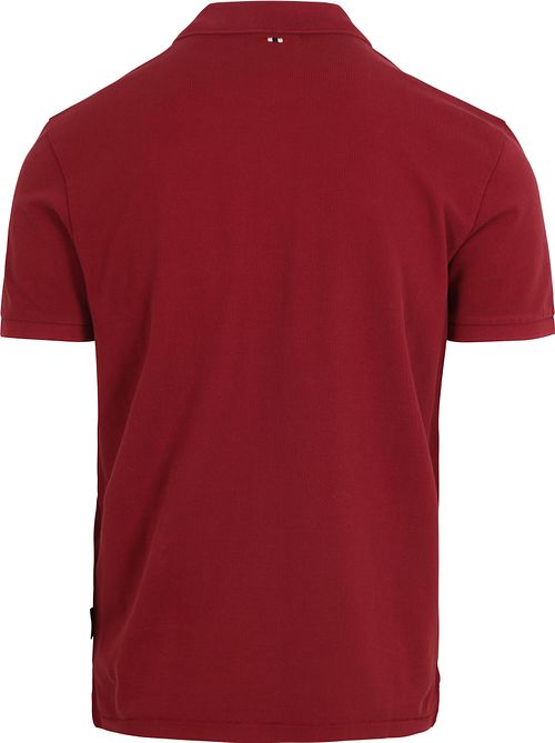 Napapijri Polo Elbas Rød Product / Achterkant
