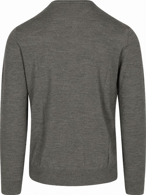 Profuomo Pullover Merinowolle Grün