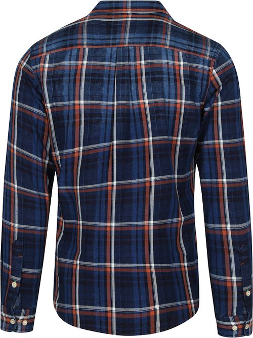 Scotch and Soda Skjorte Blå Rutete Product / Achterkant