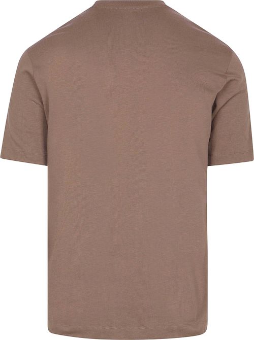 Alan Red Venice T-shirt in jersey pesante taupe Product / Achterkant
