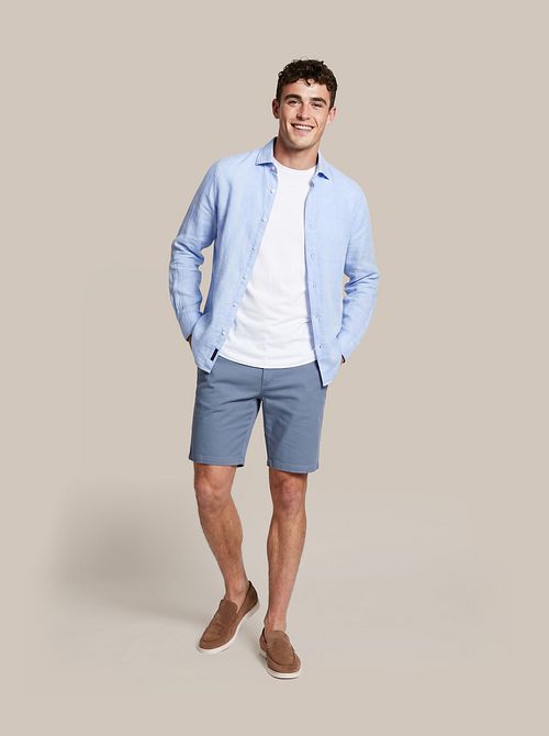 Suitable Ferdinand Pantalón Corto Structure Blue Model / Voorkant