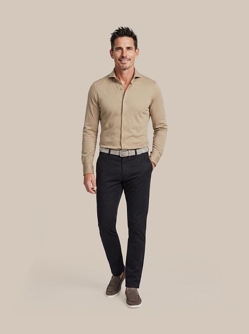 Suitable Sorona Camisa Elegante Beige Model / Voorkant