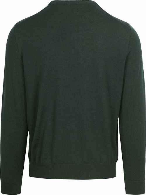 BOSS Pull Botto Laine Vert Foncé Product / Achterkant