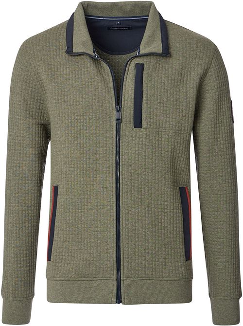 Gilet CASAMODA con zip verde Product