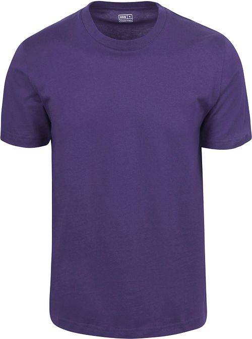 King Essentials The Steve T-Shirt Donkerpaars Product