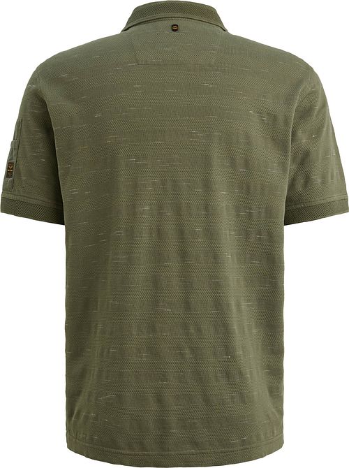 PME Legend Popcorn Polo Thyme Product / Achterkant