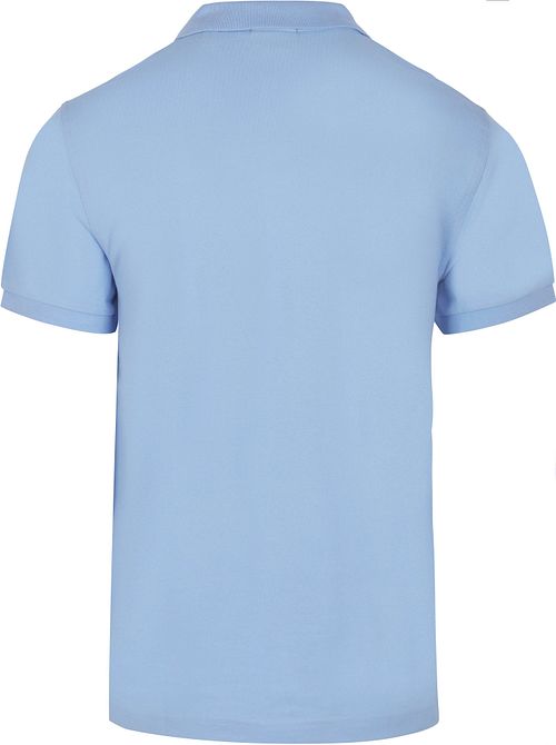 Polo piqué Gant Shield azzurro chiaro Product / Achterkant