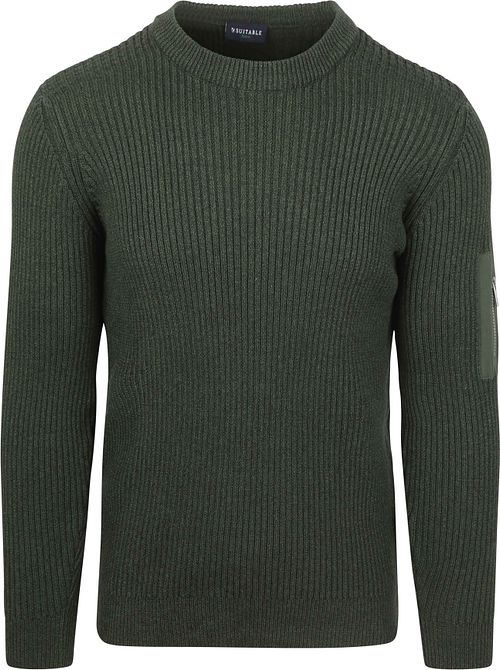 Suitable Sweter Mou ciemnozielony Product