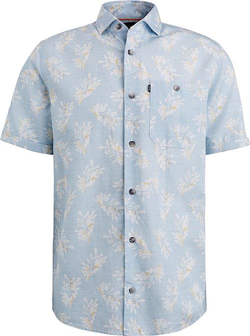 Vanguard Short Sleeve Hemd Leinen Hellblau Product