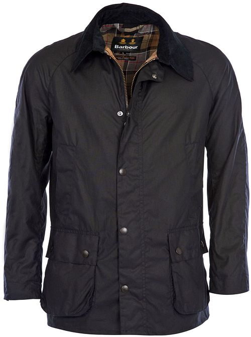 Barbour Ashby voksfrakke i navy Product