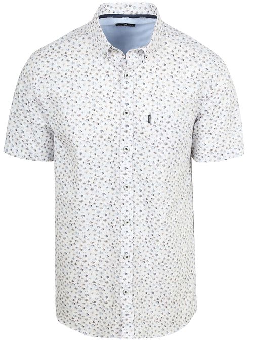 Chemise manches courtes State of Art imprimé Blanc Product