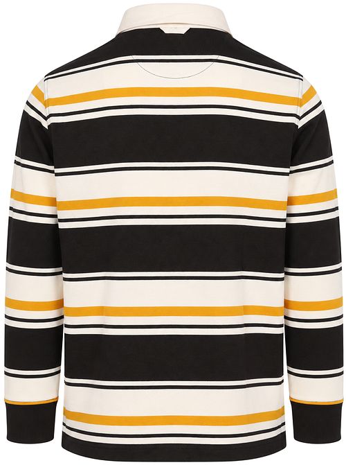 Gant Rugger Polo Multi Striped Braun-Gelb