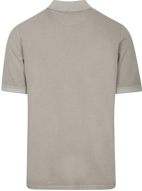 CASAMODA Piképolo Garment Dyed Grå Product / Achterkant