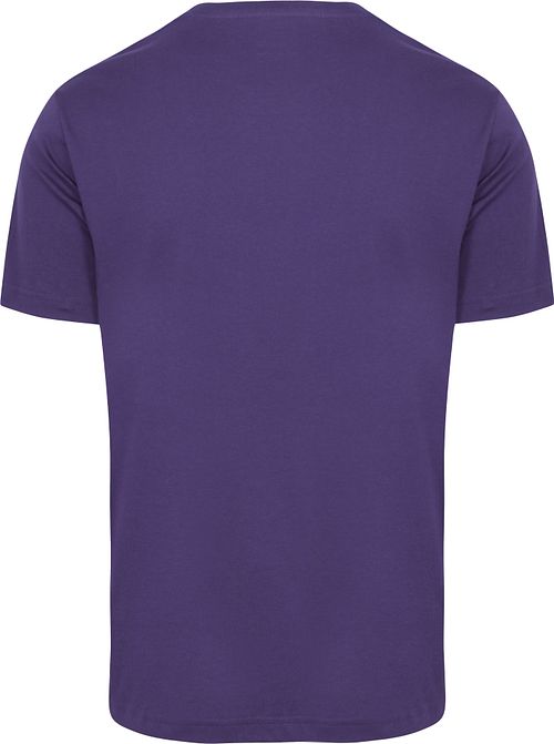 KING Essentials The Steve T-Shirt viola scuro Product / Achterkant