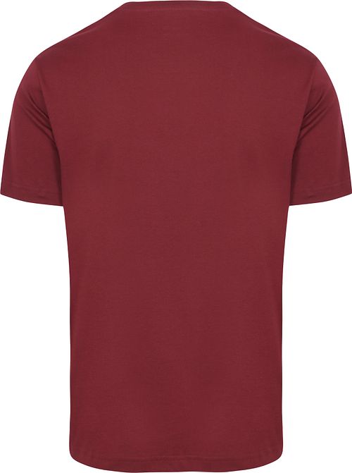 King Essentials The Steve T-skjorte Burgunder Product / Achterkant