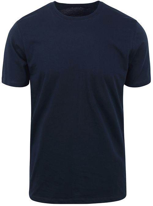 KnowledgeCotton Apparel T-shirt Donkerblauw Product