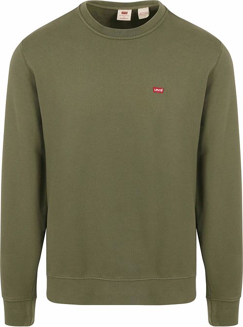 Levi's Sweater Logo Olijfgroen Product