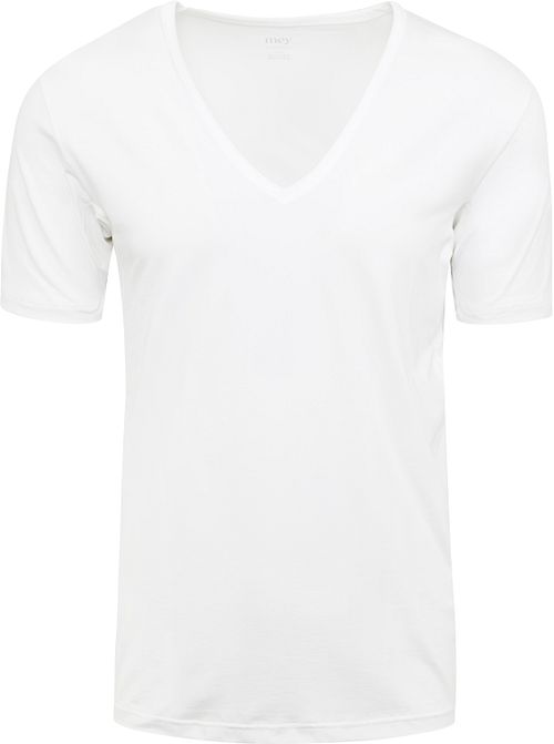 Mey Dry Cotton T-Shirt z dekoltem w serek Biały Product