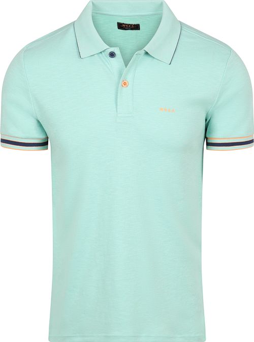 NZA Polo Shirt Bay Jacquard Mist Green Product