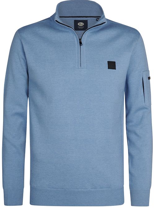 Petrol Half-Zip Sweater Aspen Blue Product