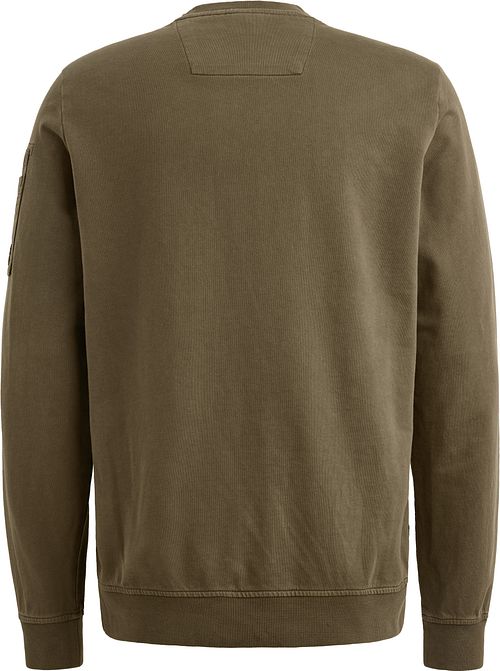 PME Legend Genser Logo Olive Product / Achterkant