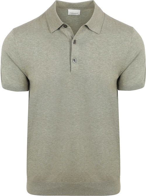 Profuomo Polo Luxury Basic Grön Product