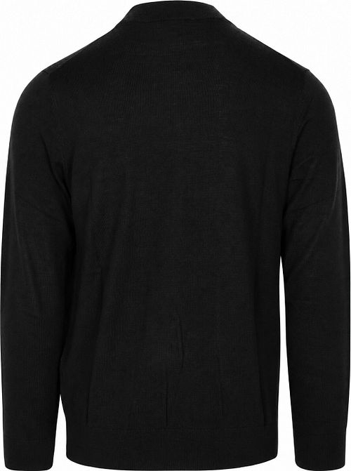 Profuomo Pull Turtleneck Merino Noir