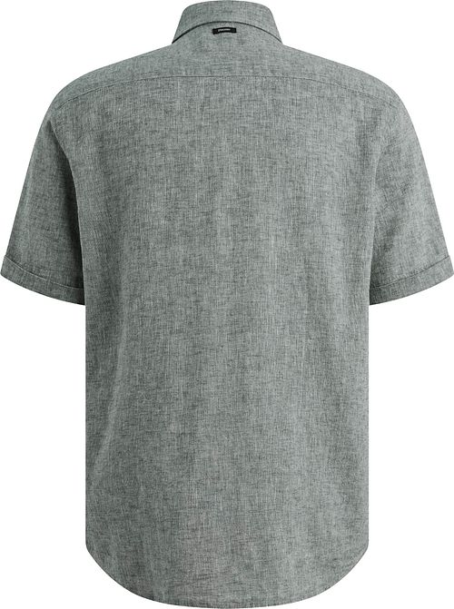 Vanguard Short Sleeve Overhemd Linnen Blend Lichtblauw Product / Achterkant