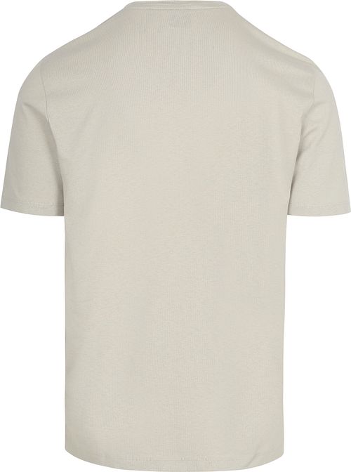 BOSS Tales Camiseta Ecru Product / Achterkant