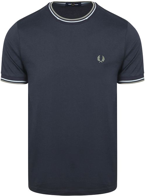 Fred Perry Twin Tipped t-tröja Marinblå Z47 Product
