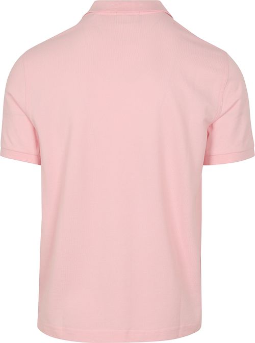 Gant Shield Piqué Poloshirt Lichtroze Product / Achterkant