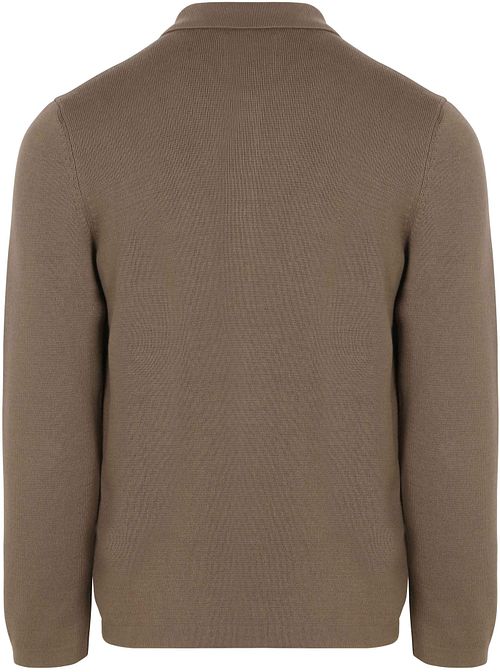 Marc O’Polo Surchemise Maille Taupe Product / Achterkant