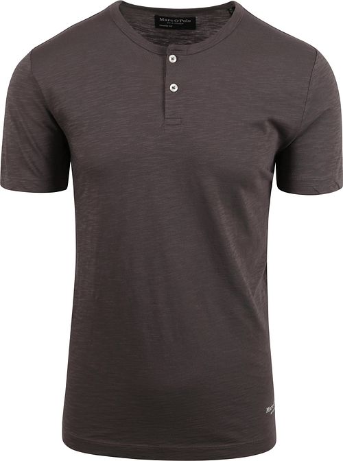 Marc O'Polo T-Shirt Slub Bruin Product