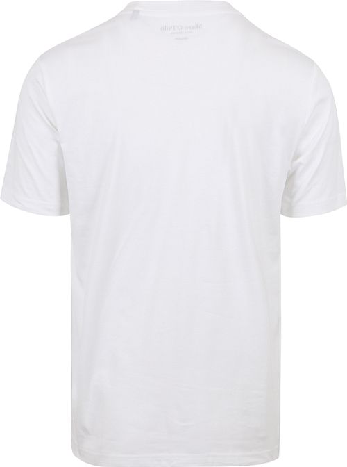 Marc O'Polo T-Shirt z kwiatowym motywem w kolorze białym Product / Achterkant