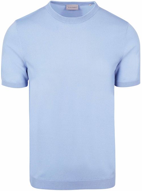 Suitable Knitted T-shirt Wap Lichtblauw Product