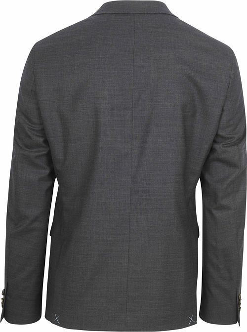 Suitable Strato Toulon Suit Wool Anthrazit Product / Achterkant