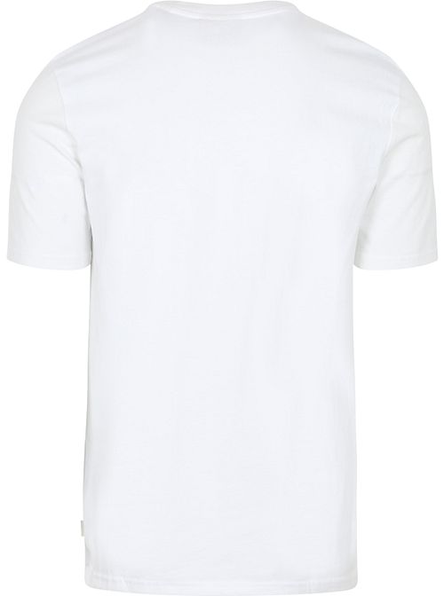 T-Shirt con logo de Scotch And Soda en blanco Product / Achterkant