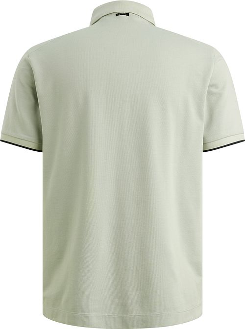 Vanguard Piqué Poloshirt Aqua Gray Product / Achterkant