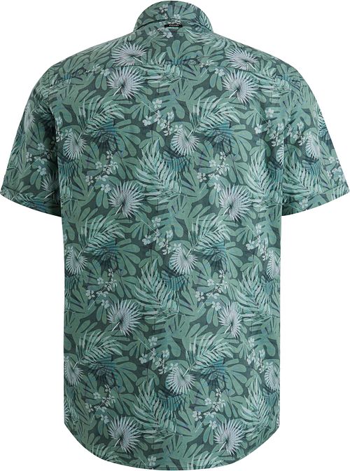 Vanguard Short Sleeve Overhemd Print Groen Product / Achterkant