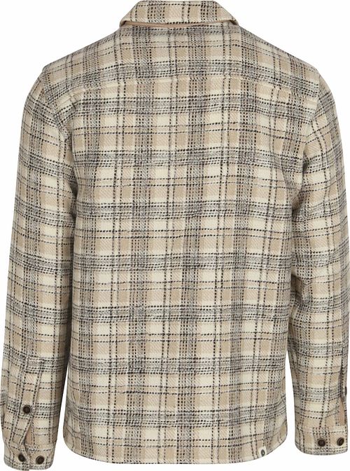 Anerkjendt Overshirt Hanky Wolmix w kolorze beżowym Product / Achterkant