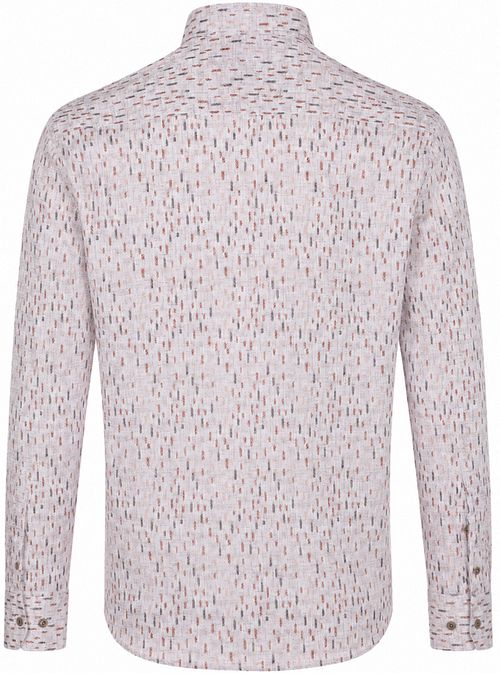 Camicia casual State of Art in popeline con stampa floreale Product / Achterkant