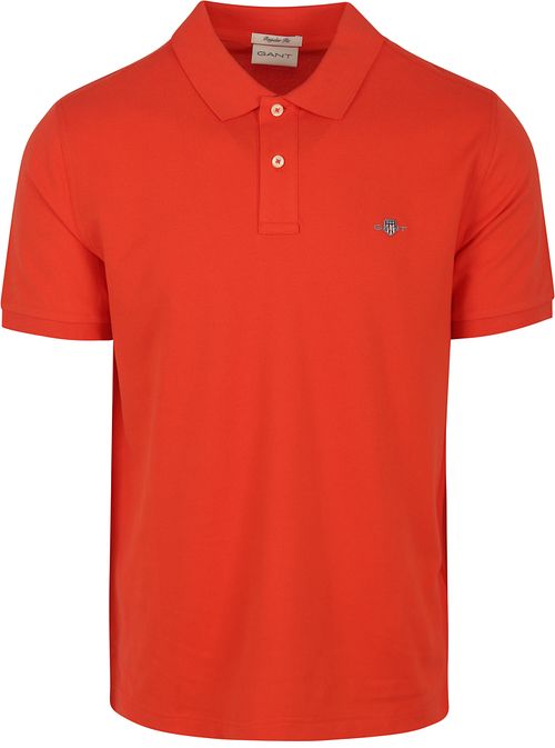 Gant Shield Piquet Poloshirt Rød Product