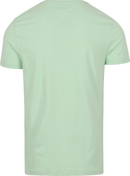 Tommy Hilfiger T-shirt Essential Groen Product / Achterkant