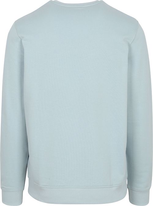 Lyle & Scott Sweat Crewneck Bleu Opal Product / Achterkant