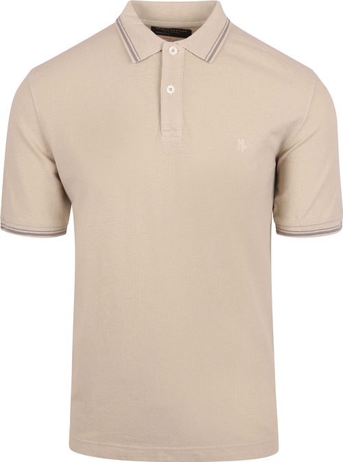 Marc O'Polo Poloshirt Solid Overdye Ecru Product