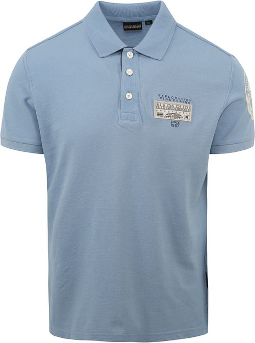Napapijri Polo Amundsen Bleu Clair Product