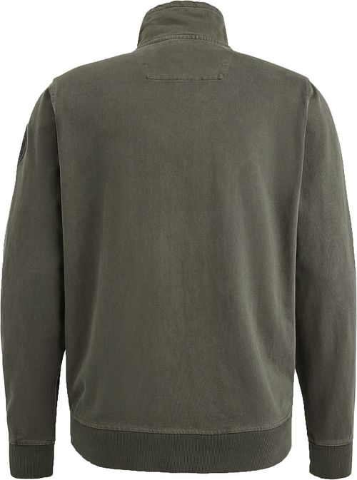 PME Legend Sweat Button Jacket Donkergroen Product / Achterkant