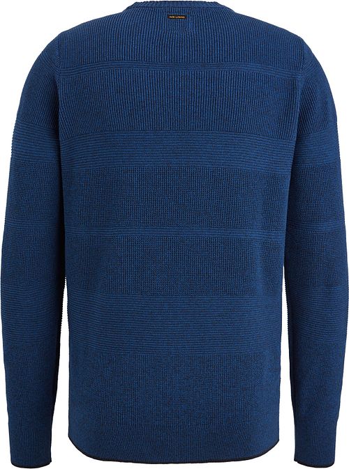 PME Legend Trui Badge Kobaltblauw Product